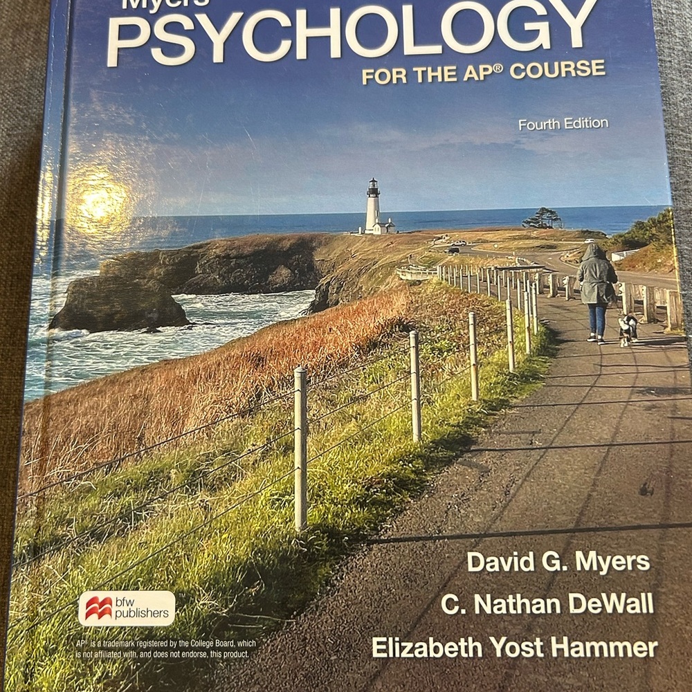 Myers Psychology for the AP Course - Scenic Coastal Cover (Blue/Brown)